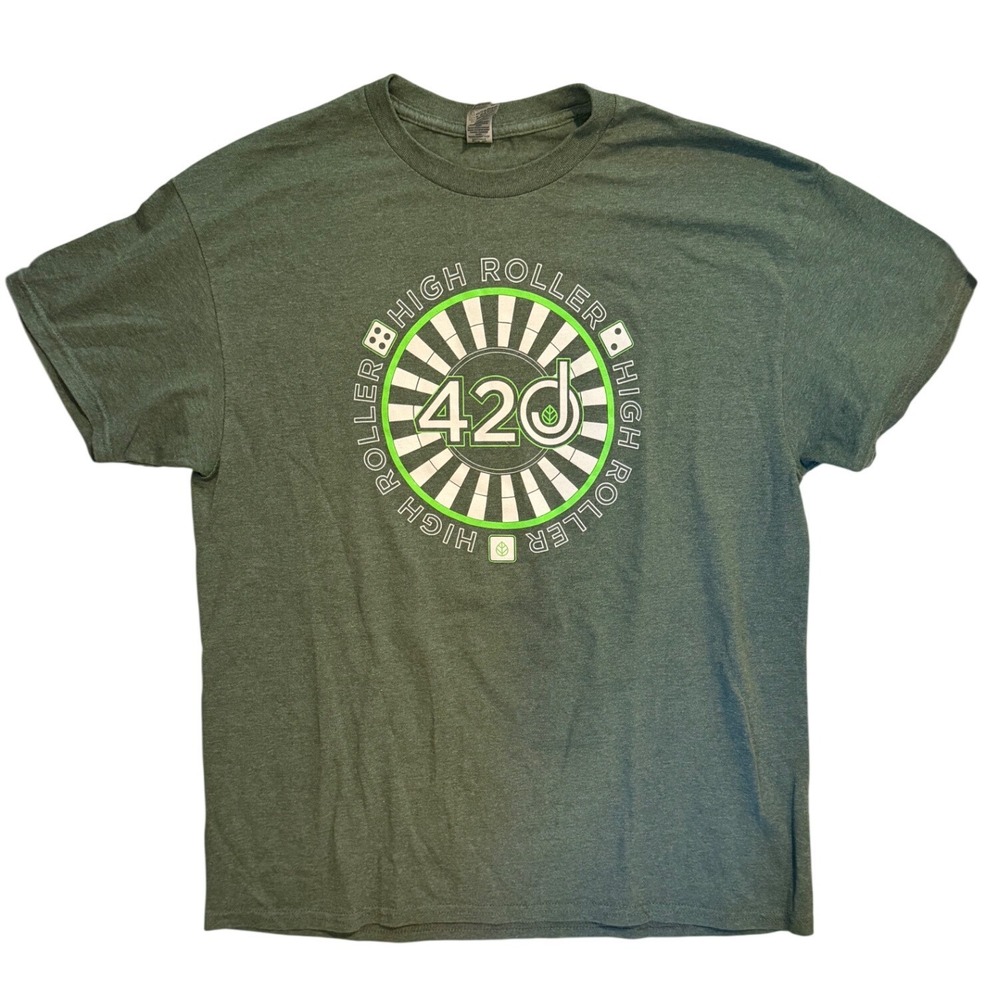 High‎ Roller 420 Joint Operations Graphic T-Shirt Mens Large Green